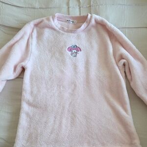 Cozy Pink Crew Neck Sweater